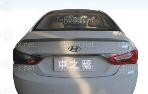 Спойлер лип Hyundai Sonata YF 2010-2015 ABS пластик под покраску