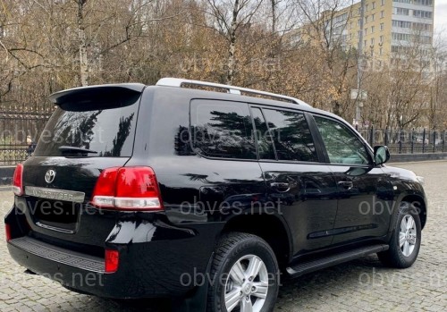 Рейлинги на крышу Toyota Land Cruiser 200 2007-2020 качество оригинала (алюминий 2шт.) цвет серебро Рейлинги на крышу Toyota Land Cruiser 200 2007-2020 качество оригинала (алюминий 2шт.) цвет серебро