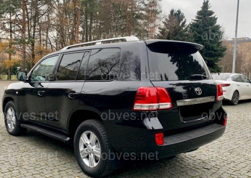 Рейлинги на крышу Toyota Land Cruiser 200 2007-2020 качество оригинала (алюминий 2шт.) цвет серебро Рейлинги на крышу Toyota Land Cruiser 200 2007-2020 качество оригинала (алюминий 2шт.) цвет серебро