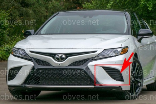 Заглушка в бампер левая Toyota Camry SE / XSE 70 2018+ Заглушка в бампер левая Toyota Camry SE / XSE 70 2018+