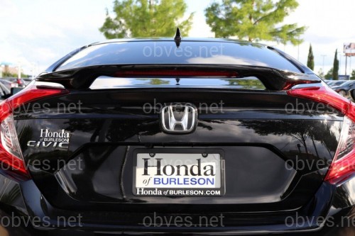 Спойлер багажника Honda Civic 2016- ABS пластик под покраску Спойлер багажника Honda Civic 2016- ABS пластик под покраску