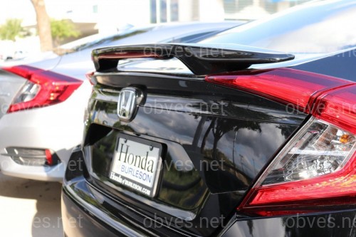 Спойлер багажника Honda Civic 2016- ABS пластик под покраску Спойлер багажника Honda Civic 2016- ABS пластик под покраску