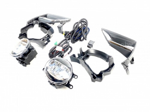 Комплект противотуманных LED фар для Toyota Land Cruiser Prado 150 2018-2023