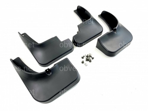 Брызговики Toyota Highlander 2007-2009 комплект 4шт Брызговики Toyota Highlander 2007-2009 комплект 4шт
