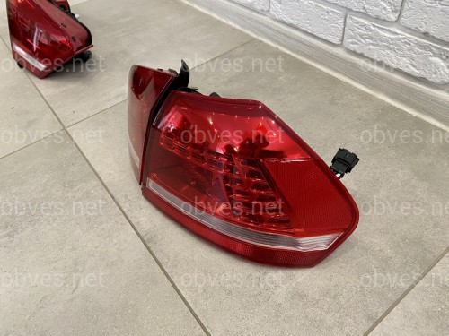 Задние LED стопы фонари Volkswagen Passat B7 USA 2011-2015 (ЖЕЛТЫЙ ПОВОРОТНИК)