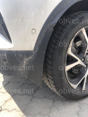 Брызговики Toyota CH-R 2016-2021 комплект 4 шт. Брызговики Toyota CH-R 2016-2021 комплект 4 шт.