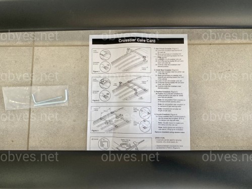 Поперечины на рейлинги Lexus GX 460 2009-2021 алюминий 2шт.