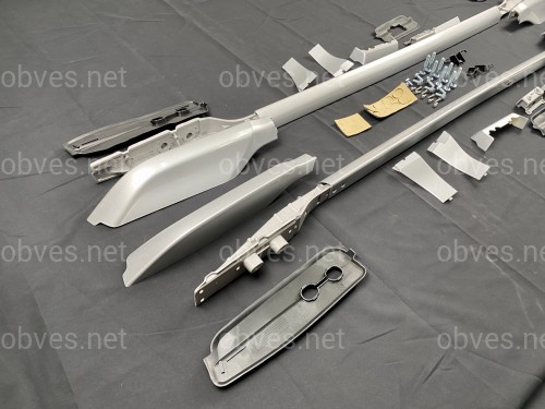 Рейлинги на крышу Toyota Land Cruiser Prado 150 2009-2020 качество оригинала (алюминий 2шт.) ЦВЕТ СЕРЕБРО Рейлинги на крышу Toyota Land Cruiser Prado 150 2009-2020 качество оригинала (алюминий 2шт.) ЦВЕТ СЕРЕБРО
