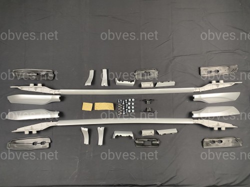 Рейлинги на крышу Toyota Land Cruiser Prado 150 2009-2020 качество оригинала (алюминий 2шт.) ЦВЕТ СЕРЕБРО Рейлинги на крышу Toyota Land Cruiser Prado 150 2009-2020 качество оригинала (алюминий 2шт.) ЦВЕТ СЕРЕБРО