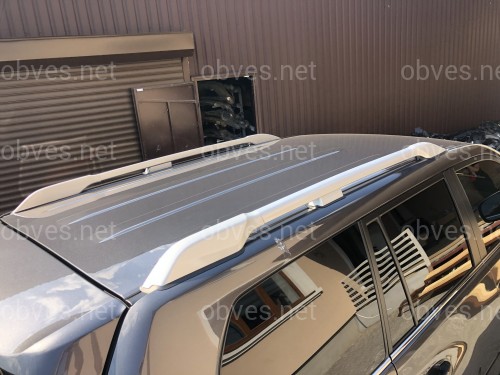 Рейлинги на крышу Toyota Land Cruiser Prado 150 2009-2020 качество оригинала (алюминий 2шт.) ЦВЕТ СЕРЕБРО Рейлинги на крышу Toyota Land Cruiser Prado 150 2009-2020 качество оригинала (алюминий 2шт.) ЦВЕТ СЕРЕБРО