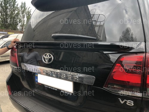 Спойлер под стекло WALD Toyota Land Cruiser 200 2008-2016 ABS пластик цвет черный