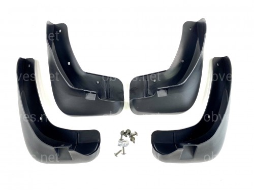 Брызговики Chevrolet Captiva 2009-2019 комплект 4 шт. Брызговики Chevrolet Captiva 2009-2019 комплект 4 шт.