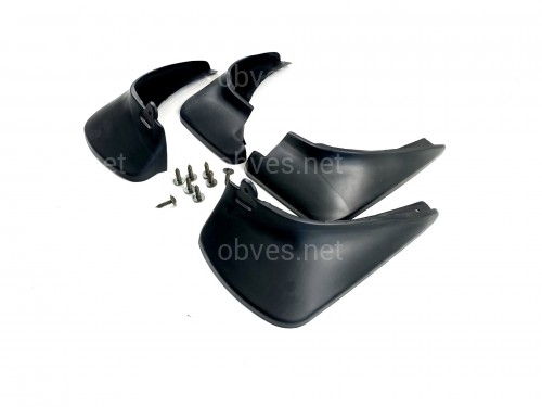 Брызговики Hyundai Accent 2006-2010 комплект 4 шт. Брызговики Hyundai Accent 2006-2010 комплект 4 шт.