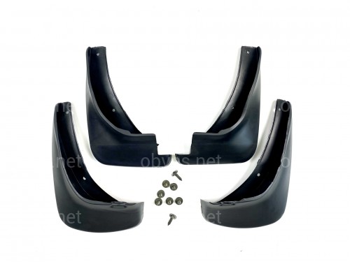 Брызговики Hyundai Accent 2006-2010 комплект 4 шт. Брызговики Hyundai Accent 2006-2010 комплект 4 шт.