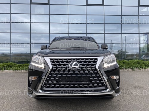 Комплект обвеса Lexus GX 460 2014-2021 серый цвет (юбки передняя и задняя, хром молдинг) Комплект обвеса Lexus GX 460 2014-2021 серый цвет (юбки передняя и задняя, хром молдинг)