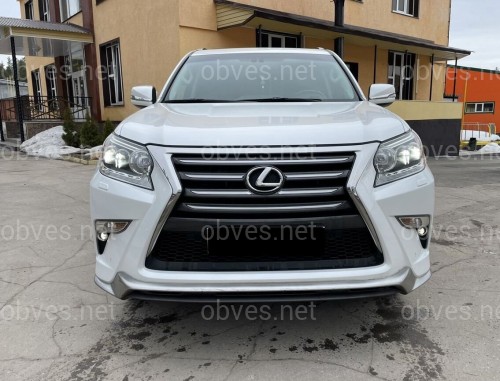 Комплект обвеса Lexus GX 460 2014-2021 серый цвет (юбки передняя и задняя, хром молдинг) Комплект обвеса Lexus GX 460 2014-2021 серый цвет (юбки передняя и задняя, хром молдинг)
