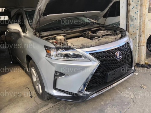 Обвес бампер передний Lexus RX 2012-2015 F-Sport в стиле 2016+ Обвес бампер передний Lexus RX 2012-2015 F-Sport в стиле 2016+