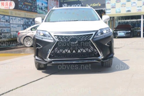 Обвес бампер передний Lexus RX 2012-2015 TRD в стиле 2016+
