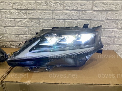 Фары Full LED 3 линзы Lexus RX 350 / 450H 2012-2015 в стиле рестайлинг 2020 Фары Full LED 3 линзы Lexus RX 350 / 450H 2012-2015 в стиле рестайлинг 2020