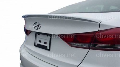 Спойлер лип багажника Hyundai Elantra AD 2016- ABS пластик под покраску Спойлер лип багажника Hyundai Elantra AD 2016- ABS пластик под покраску