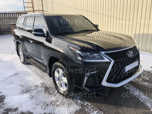 Обвес комплект TRD SUPERIOR  Lexus LX 570 450d  2015-2022 ABS пластик цвет черный