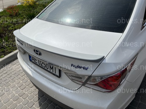 Спойлер лип Hyundai Sonata YF 2010-2015 ABS пластик под покраску
