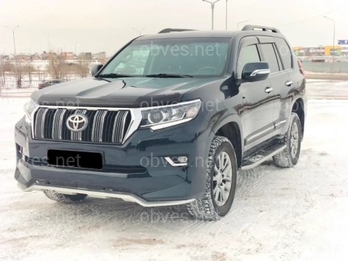 Юбка переднего бампера OEM Toyota Land Cruiser Prado 150 2018- цвет черный 202 Юбка переднего бампера OEM Toyota Land Cruiser Prado 150 2018- цвет черный 202