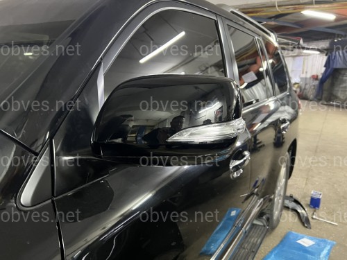 Заменяемые крышки зеркал с поворотами Toyota LC 200 2007-2011 / Lexus LX 570 2008-2011 модель рестайлинг LX 570 2012+ цвет черный Заменяемые крышки зеркал с поворотами Toyota LC 200 2007-2011 / Lexus LX 570 2008-2011 модель рестайлинг LX 570 2012+ цвет черный