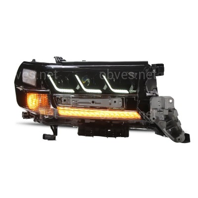 Фары FULL LED 3 линзы Toyota Land Cruiser 200 2015-2022 (левая+правая) Фары FULL LED 3 линзы Toyota Land Cruiser 200 2015-2022 (левая+правая)
