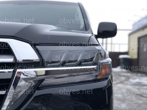 Фары FULL LED 3 линзы Toyota Land Cruiser 200 2015-2022 (левая+правая) Фары FULL LED 3 линзы Toyota Land Cruiser 200 2015-2022 (левая+правая)