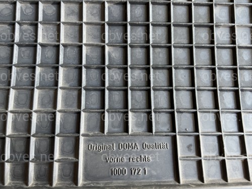 Резиновые коврики салона DOMA Audi A6/100 1991-1997 4 шт.