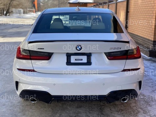 Спойлер лип багажника M-Perfomance BMW 3 G20 2017- ABS пластик цвет черный глянец Спойлер лип багажника M-Perfomance BMW 3 G20 2017- ABS пластик цвет черный глянец