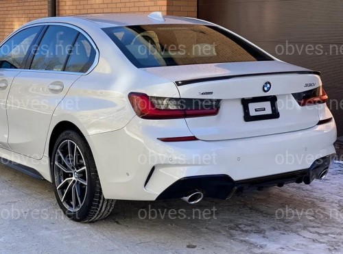 Спойлер лип багажника M-Perfomance BMW 3 G20 2017- ABS пластик цвет черный глянец Спойлер лип багажника M-Perfomance BMW 3 G20 2017- ABS пластик цвет черный глянец
