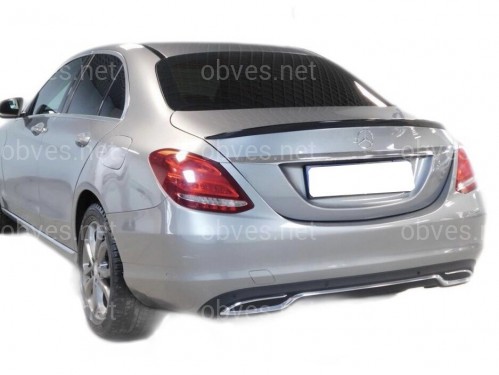 Спойлер лип на багажник Mercedes-Benz C-class W205 2014- ABS пластик под покраску Спойлер лип на багажник Mercedes-Benz C-class W205 2014- ABS пластик под покраску
