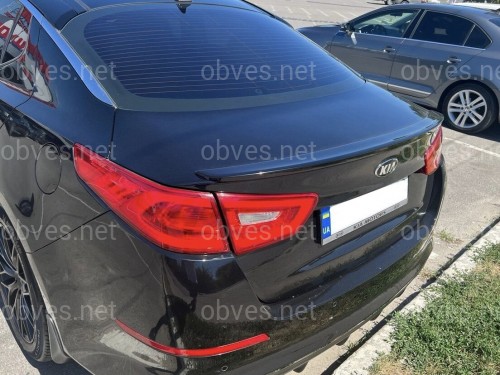 Спойлер лип на багажник Kia Optima 2014-2015 ABS пластик под покраску Спойлер лип на багажник Kia Optima 2014-2015 ABS пластик под покраску