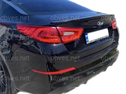 Спойлер лип на багажник Kia Optima 2014-2015 ABS пластик под покраску Спойлер лип на багажник Kia Optima 2014-2015 ABS пластик под покраску