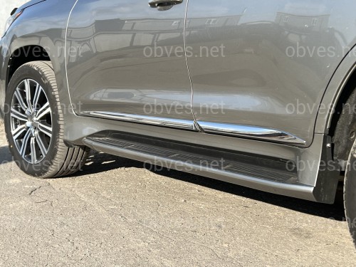 Хромированные молдинги на двери Lexus LX 570 / 450D 2015- Хромированные молдинги на двери Lexus LX 570 / 450D 2015-