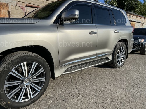 Хромированные молдинги на двери Lexus LX 570 / 450D 2015- Хромированные молдинги на двери Lexus LX 570 / 450D 2015-