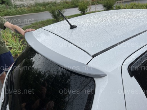 Спойлер козырек на крышку багажника Toyota Yaris 2011-2015 ABS пластик под покраску Спойлер козырек на крышку багажника Toyota Yaris 2011-2015 ABS пластик под покраску