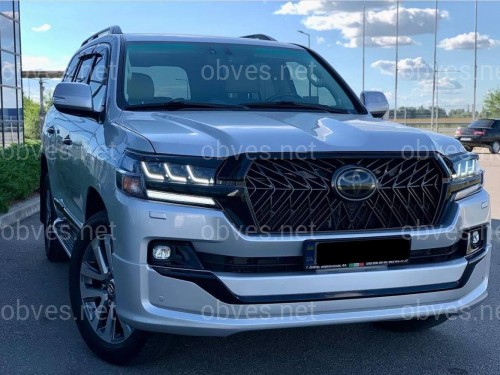 Фары FULL LED 3 линзы Toyota Land Cruiser 200 2015-2022 (левая+правая) Фары FULL LED 3 линзы Toyota Land Cruiser 200 2015-2022 (левая+правая)