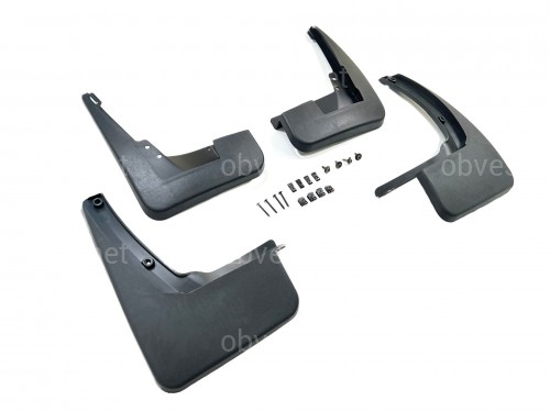 Брызговики Mercedes Benz GL X164 2006-2012 под порог комплект 4 шт