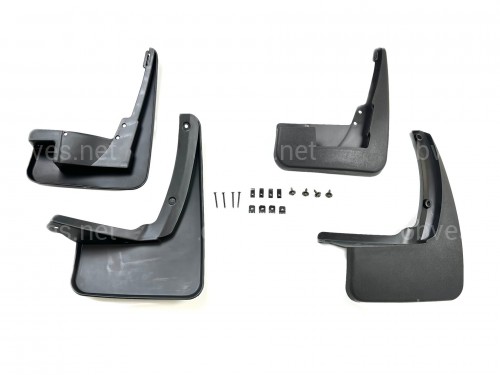 Брызговики Mercedes Benz GL X164 2006-2012 под порог комплект 4 шт