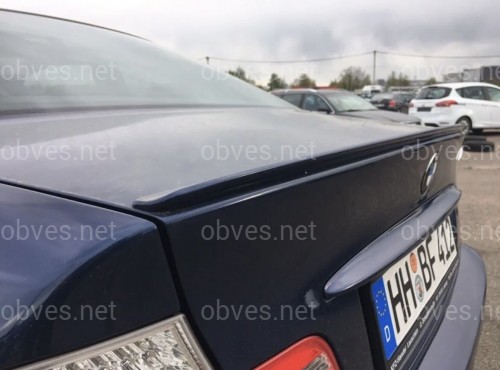 Спойлер лип багажника BMW 3 E46 ABS пластик под покраску Спойлер лип багажника BMW 3 E46 ABS пластик под покраску