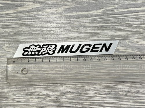 Эмблема Mugen для Honda ABS пластик (14см)