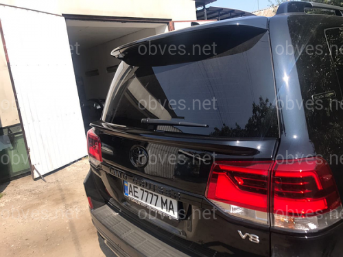 Спойлер под стекло WALD Toyota Land Cruiser 200 2016-2020 ABS пластик цвет черный Спойлер под стекло WALD Toyota Land Cruiser 200 2016-2020 ABS пластик цвет черный