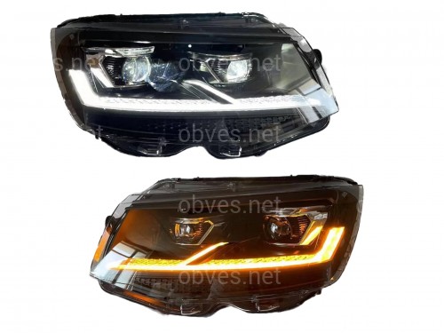 Full led фары стиль Multivan T6.1 2020+ для T6 2016-2019 (левая+ правая) комплектные с блоками Full led фары стиль Multivan T6.1 2020+ для T6 2016-2019 (левая+ правая) комплектные с блоками