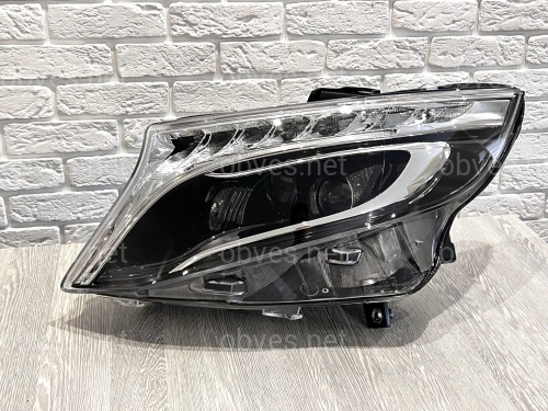 Full led фары стиль OEM Mercedes Benz W447 Vito / V-class / Metris (левая+ правая) комплектные с блоками