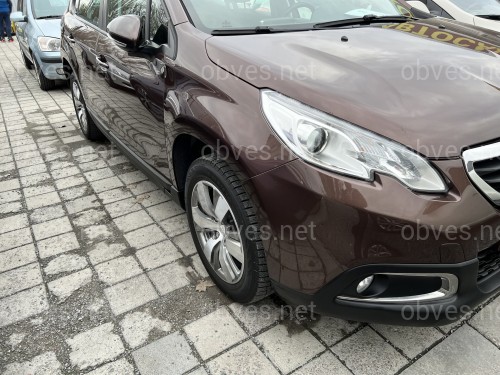 Брызговики Peugeot 2008 2013-2019, комплект 4шт.