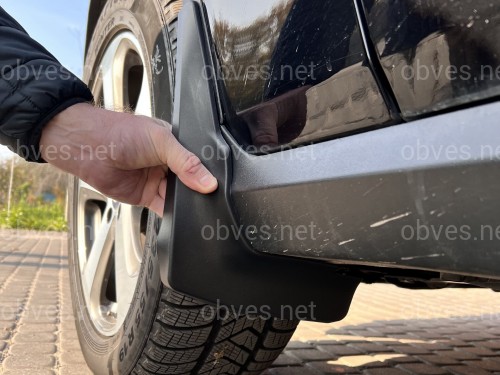 Брызговики Mercedes Benz GLC X253 2015+ без порога комплект 4 шт.