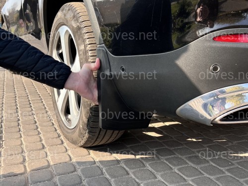 Брызговики Mercedes Benz GLC X253 2015+ без порога комплект 4 шт.